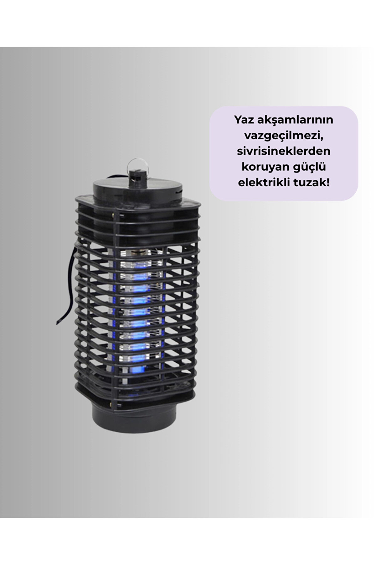 Kapalı Ve A&ccedil;ık Alanlarda Etki̇li̇ Elektri̇kli̇ Si̇vri̇si̇nek Kati̇li̇ &ndash; Uv Işıklı Tuzak