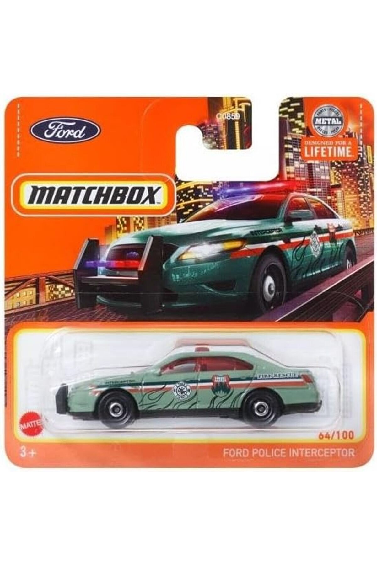 STOREMAX modashine C0859 1:64 Tekli Arabalar Police Interceptor HVN97 modascope 1014773