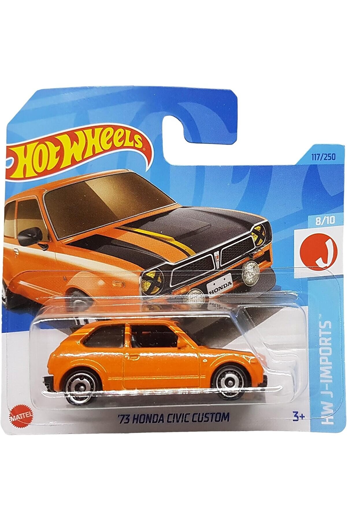 STOREMAX modashine - &acute;73 Civic Custom - HW J- 8/10 - HKK67 - Short Card - turuncu - 2023 modascope 1014773