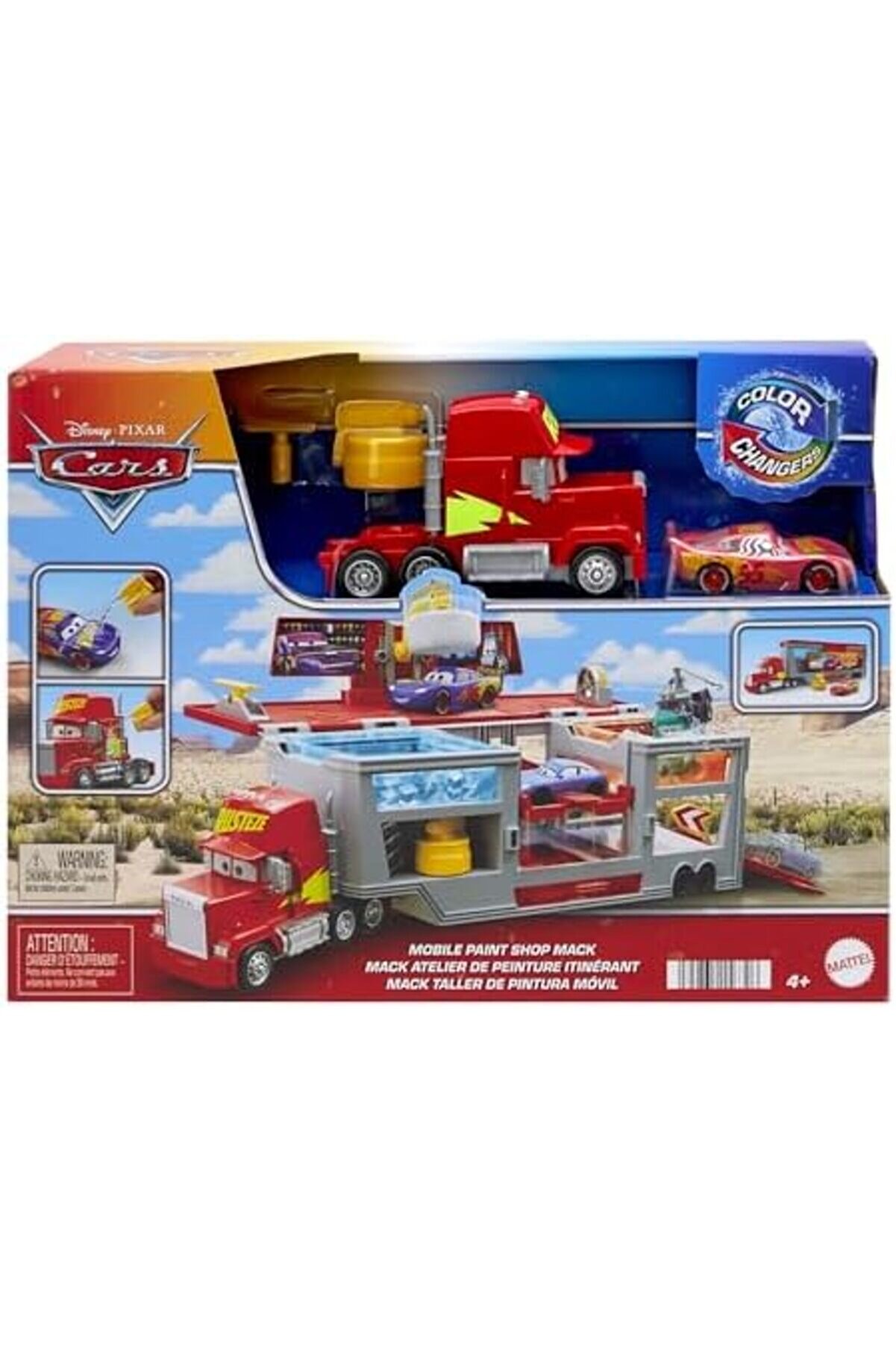 Modashi̇ne Pi̇xar Arabalar Tır, Renk Deği̇şi̇mi̇ Eğlencesi̇ Oyun Seti̇ Modascope 1014773