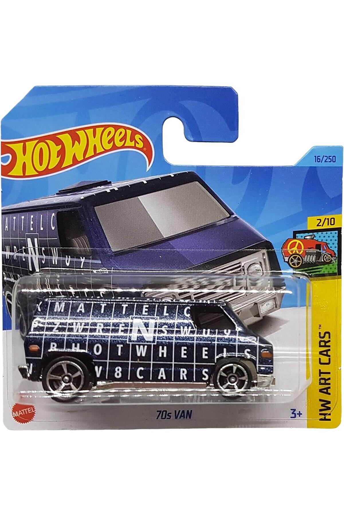 STOREMAX modashine - 70s Van - HW Art 2/10 - HKK16 - Short Card - Metal Flake Navy - 2023 modascope 1014773