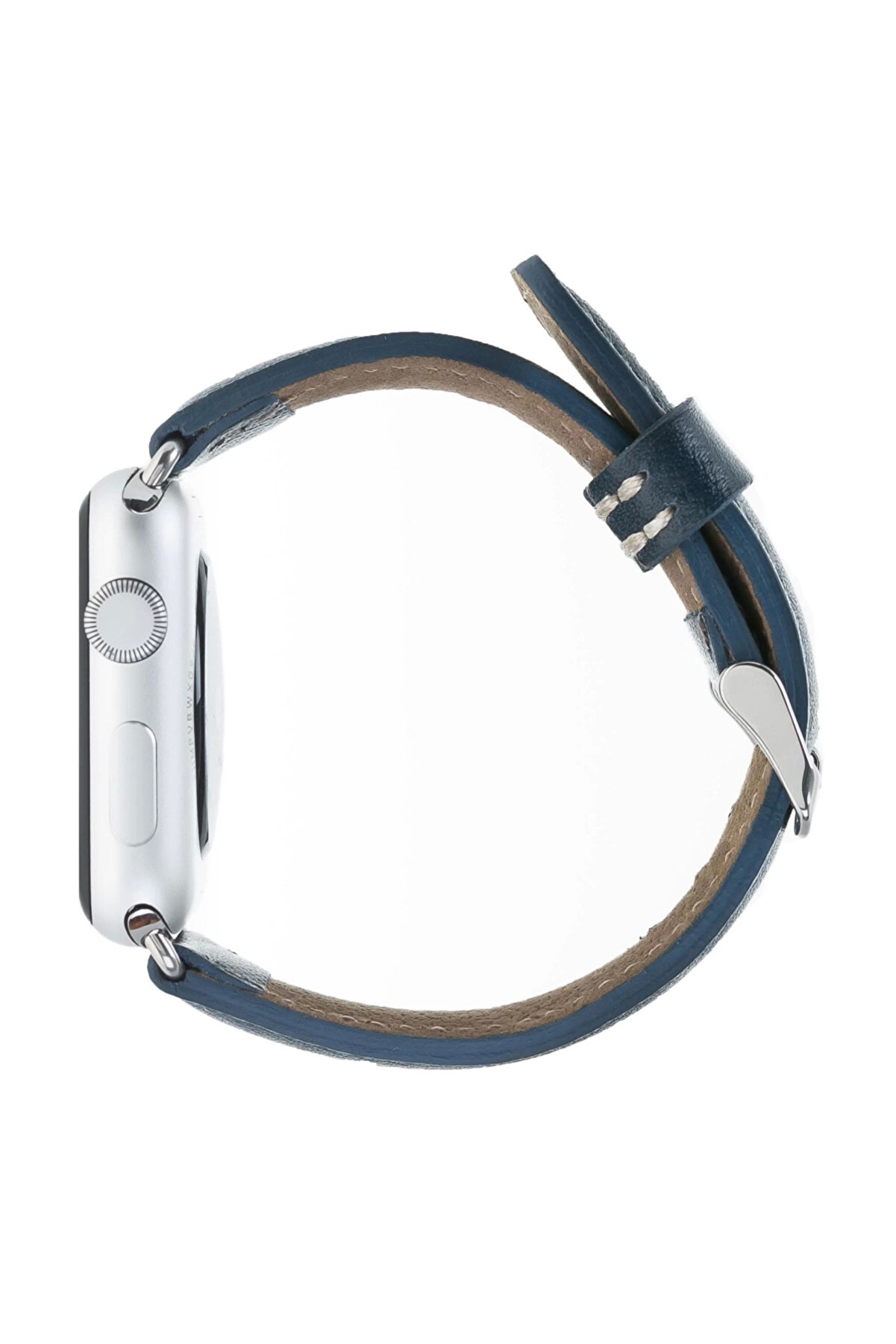 Apple Watch Uyumlu Deri̇ Kordon 38-40-41Mm Snb Laci̇vert