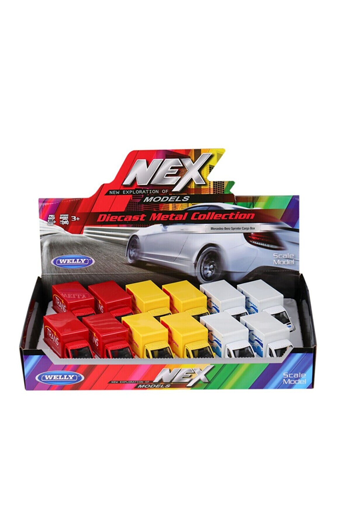 43766 Welly Mercedes Spri̇nter Carge 132 Karsan Oyuncak