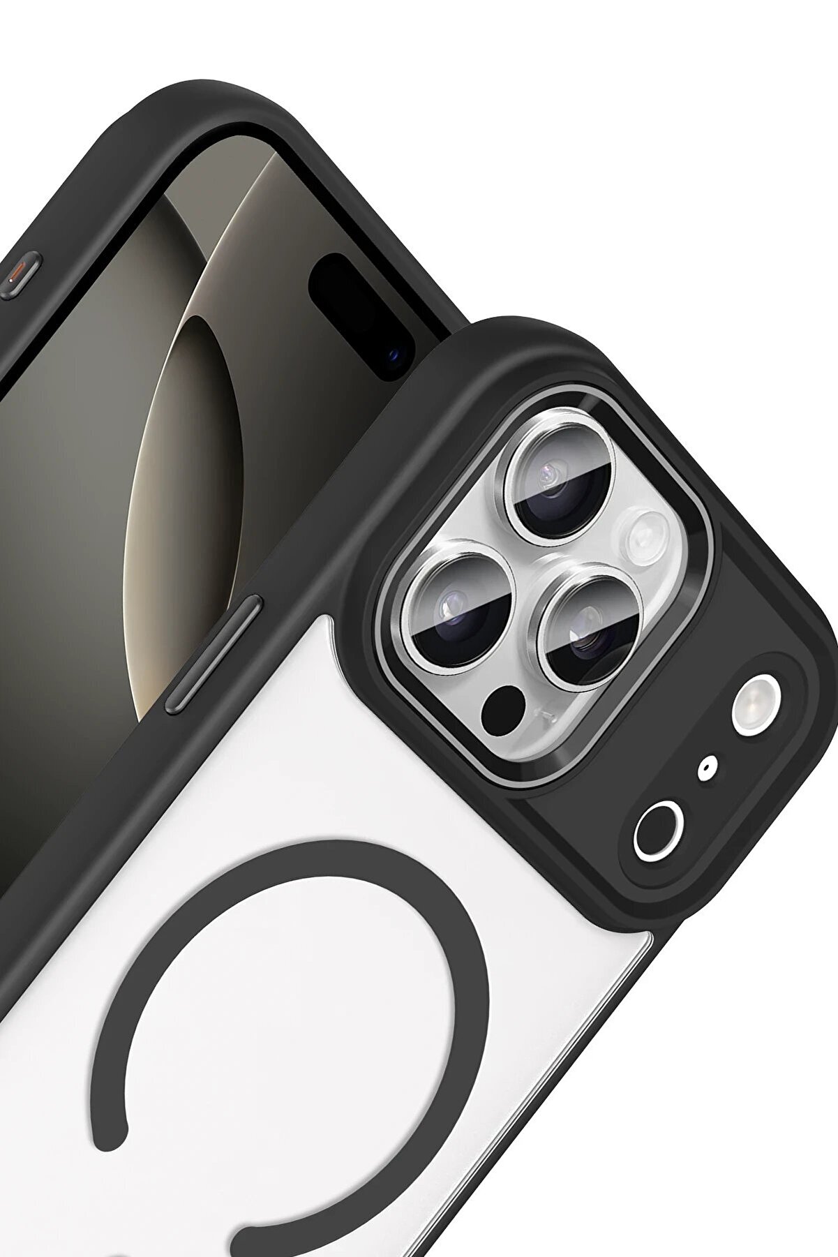 Fırsatkoli̇k Apple İphone 17 Pro Max Terea Magsafe Kapak - Si̇yah-(5796)