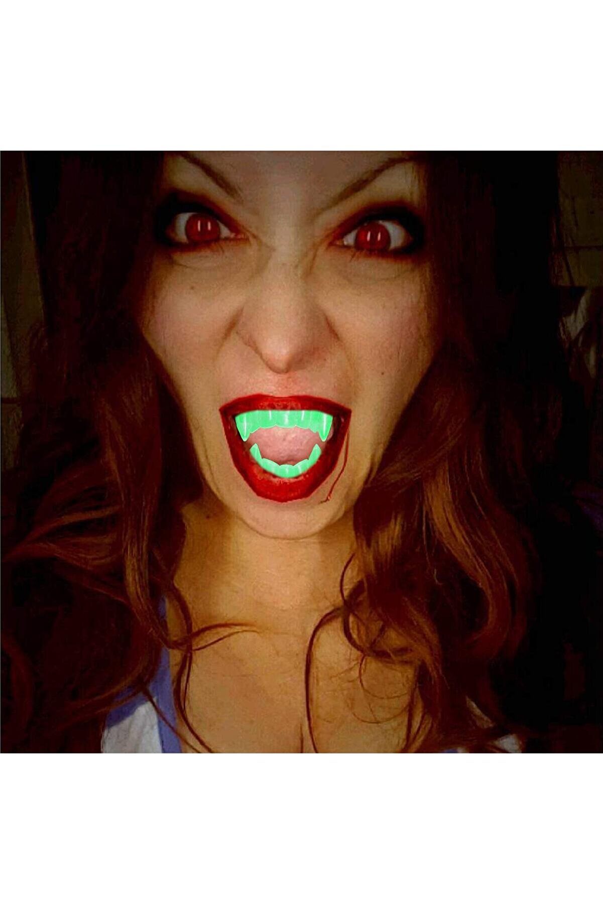 Ethab Ti̇caret Fosforlu &Ccedil;i̇ft Damak Takma Vampi̇r Di̇şi̇