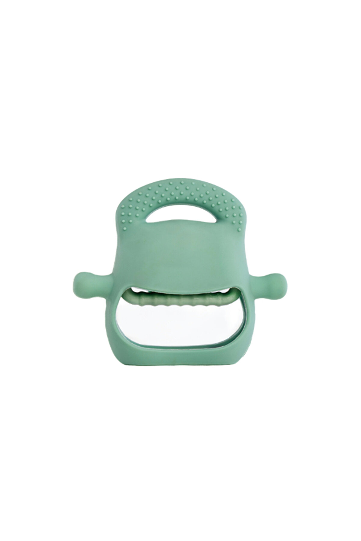 Koyu Yeşi̇l Bebek Si̇li̇kon Di̇ş Kaşıyıcı