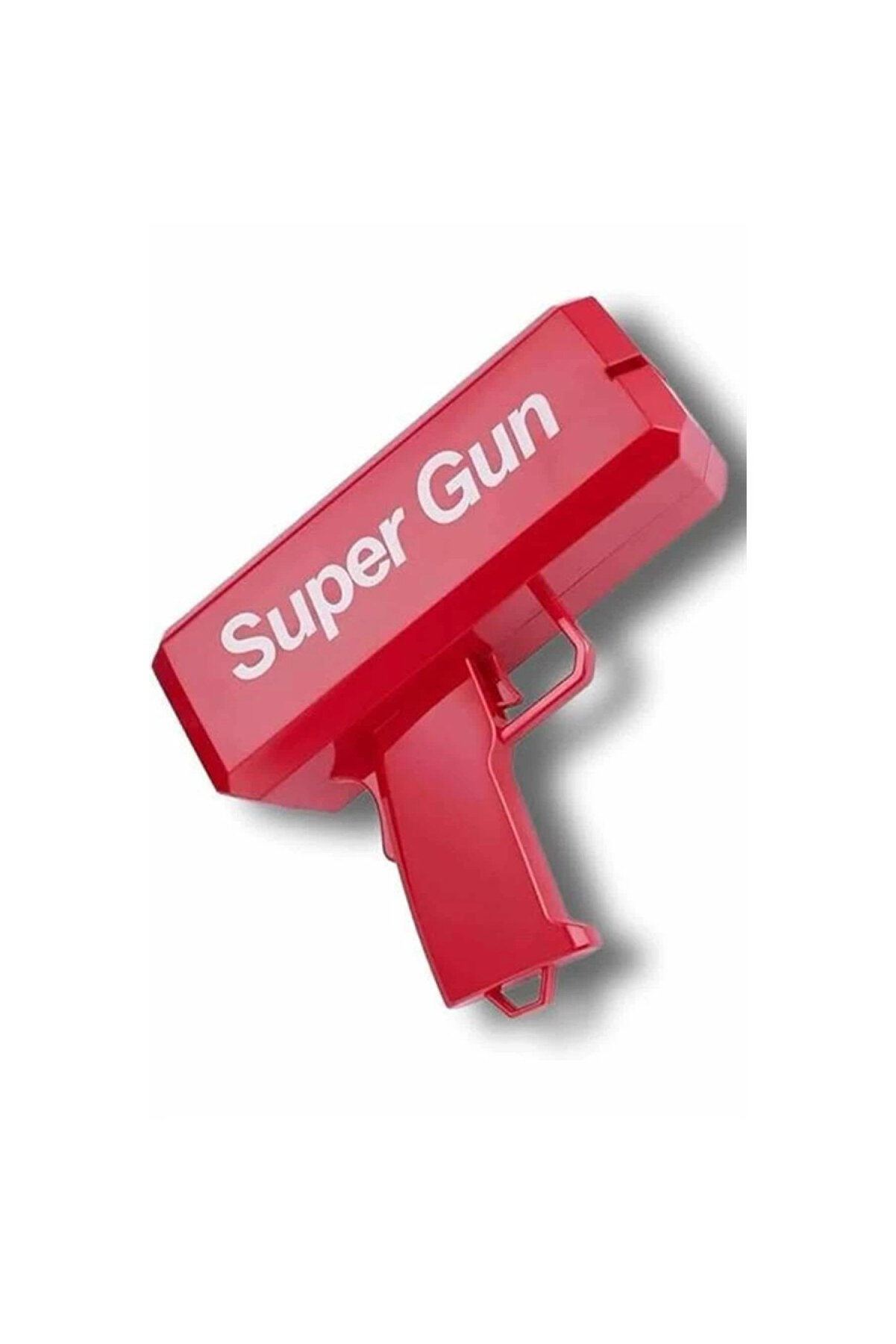 UCUZTEKNO Para Dolar Saçma Para Atma Tabancası Otomatik Kırmızı Oyuncak