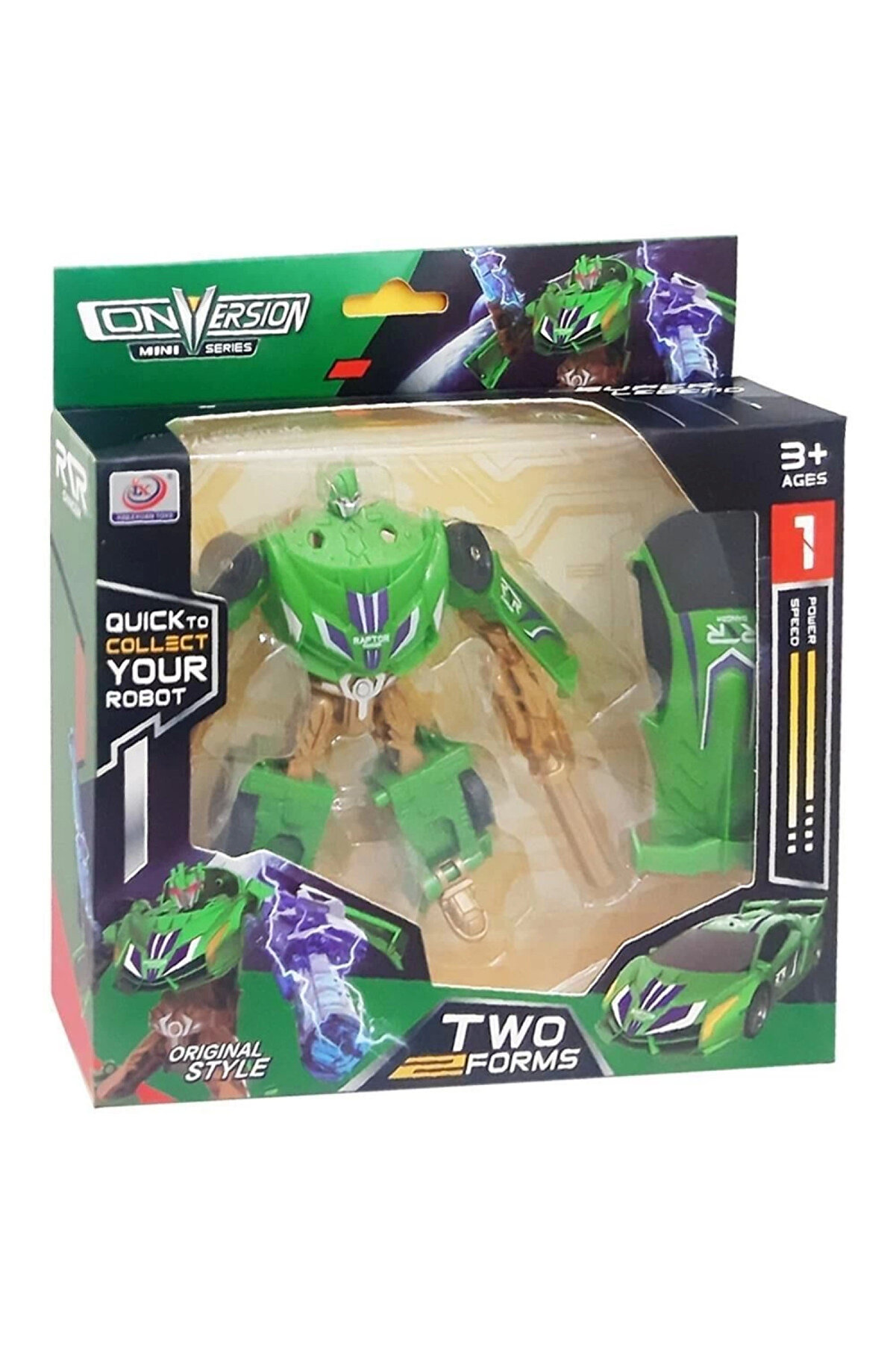 gizmurstore DÖNÜŞEN ASORTİLİ ROBOT SET