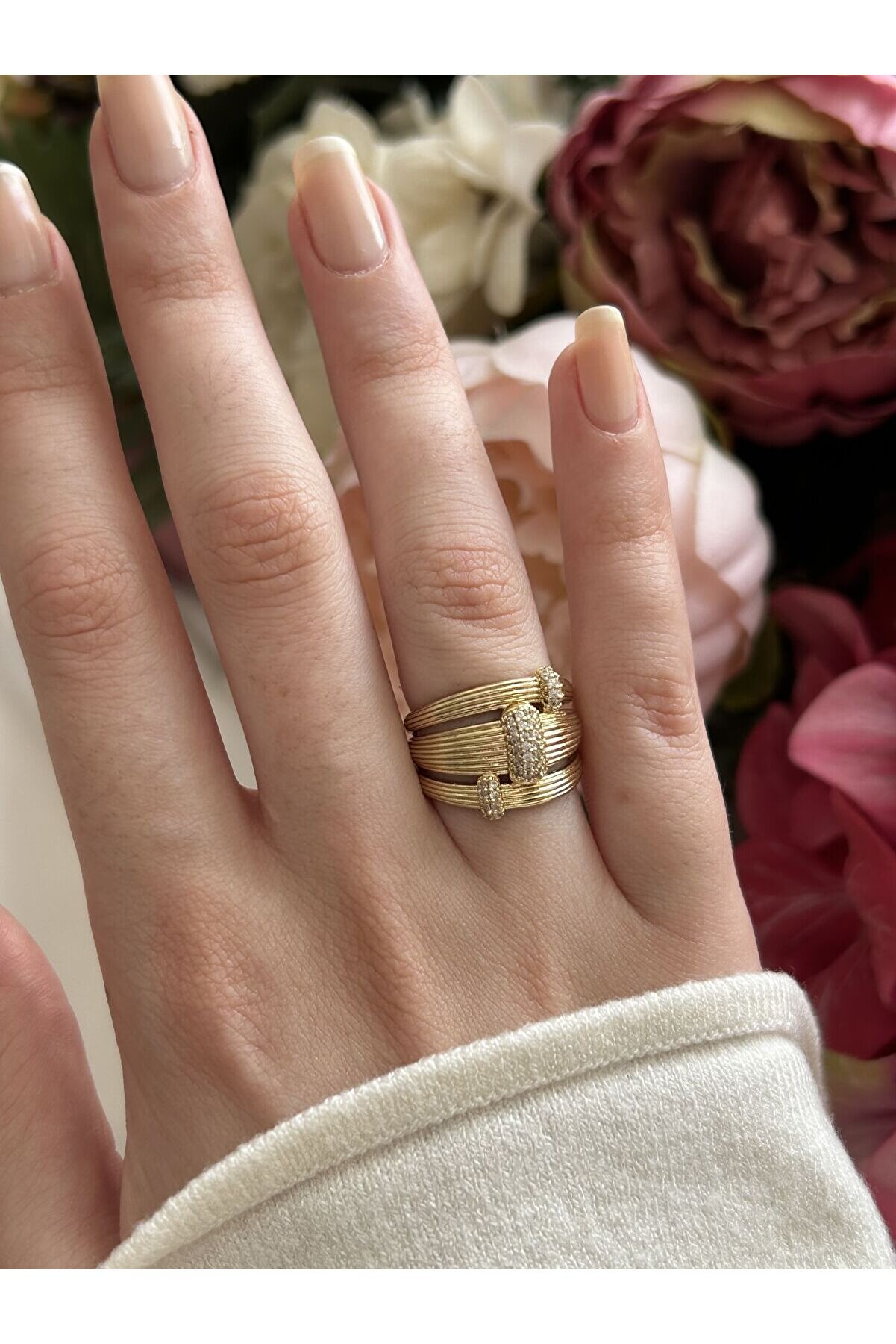 Ateli̇er Emi̇ne Altın Renk Sarmal Yüzük