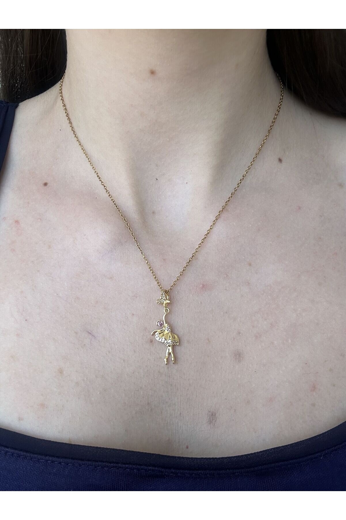 Ateli̇er Emi̇ne Gold Baleri̇n Kolye