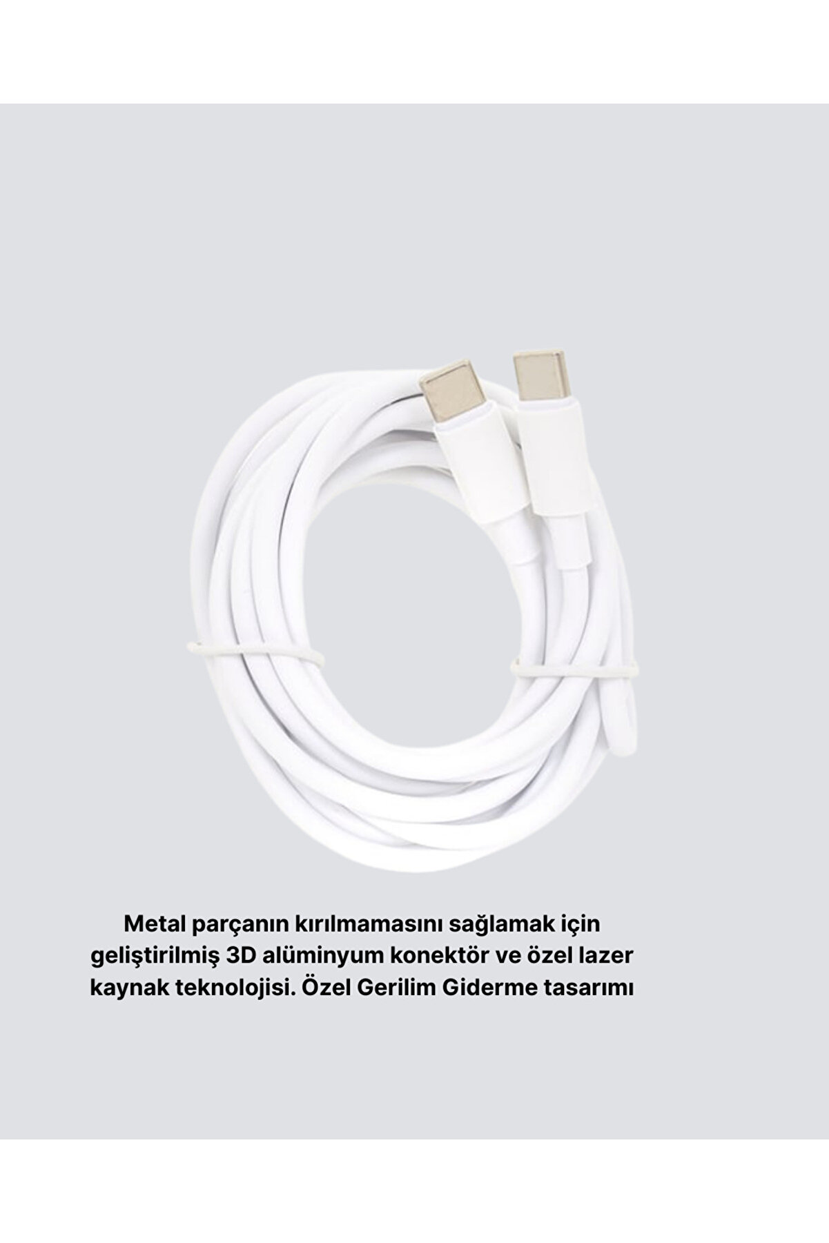 30W Hızlı Şarj Destekli̇ 5.0A Type-C Kablo Veri̇ Aktarım Özelli̇kli̇