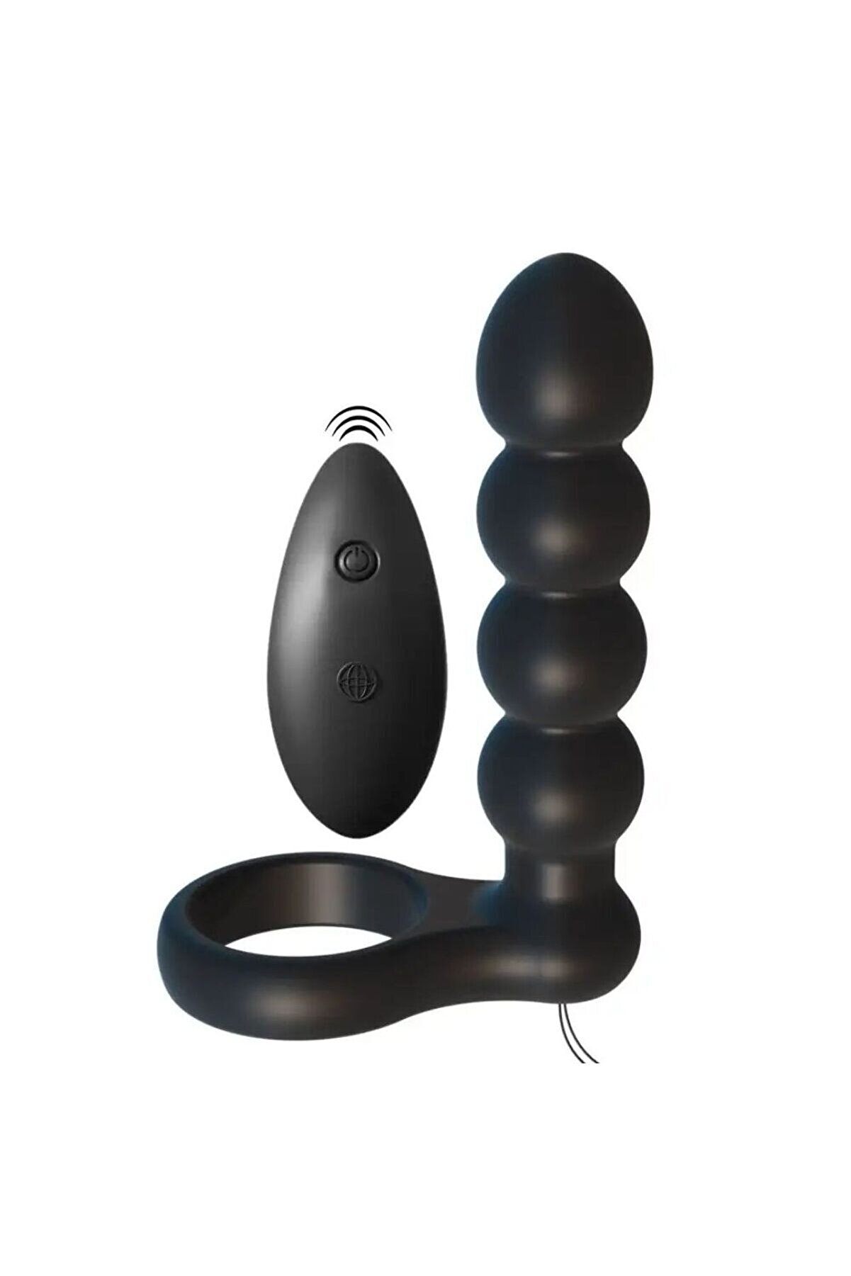 Pi̇pedream Fantasy C-Ri̇ngz Remote Control Double Penetrator Anal Vi̇brat&ouml;r