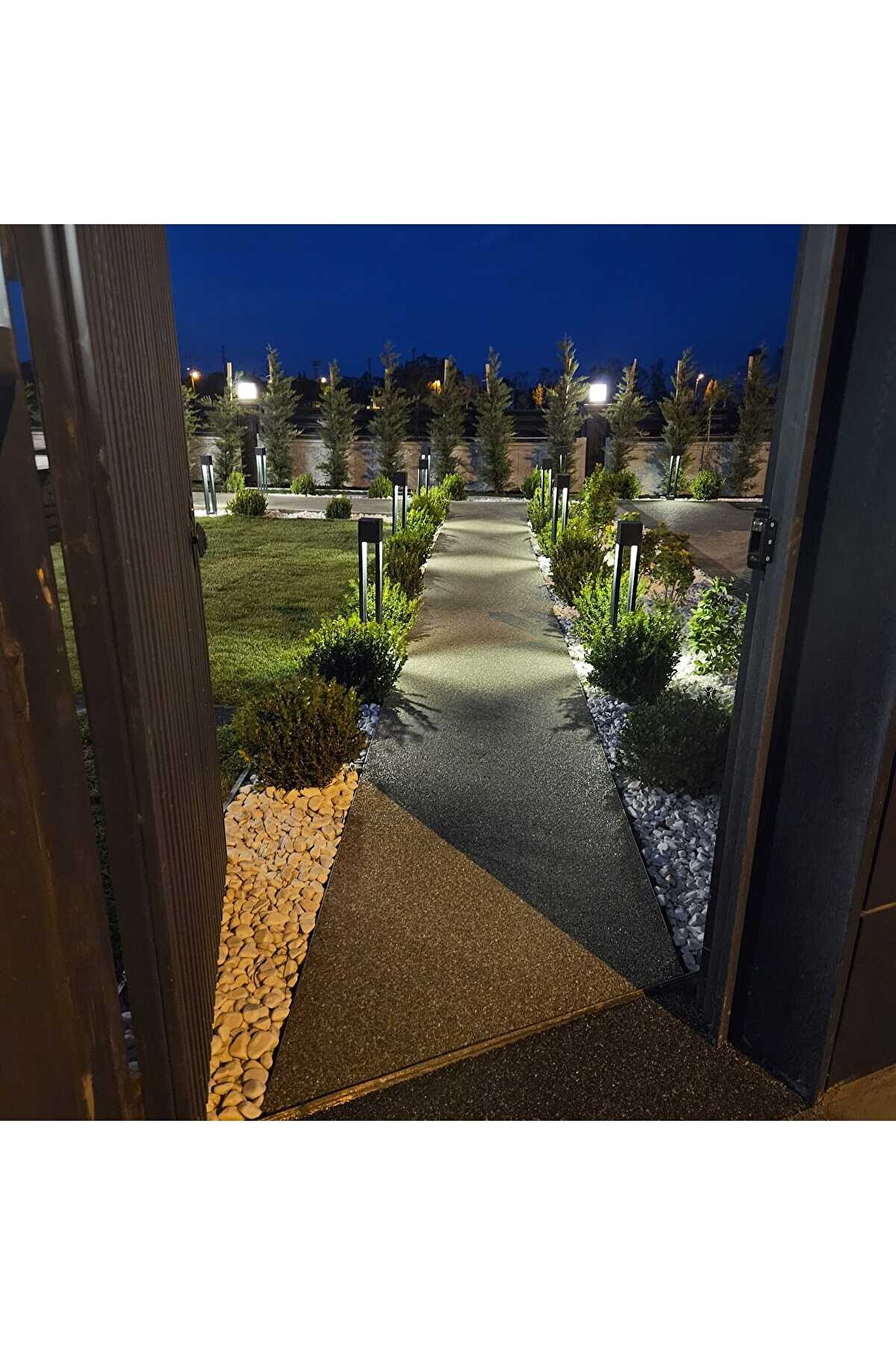 Luma Alümi̇nyum Led Bahçe Bollard Aydınlatma 75 Cm