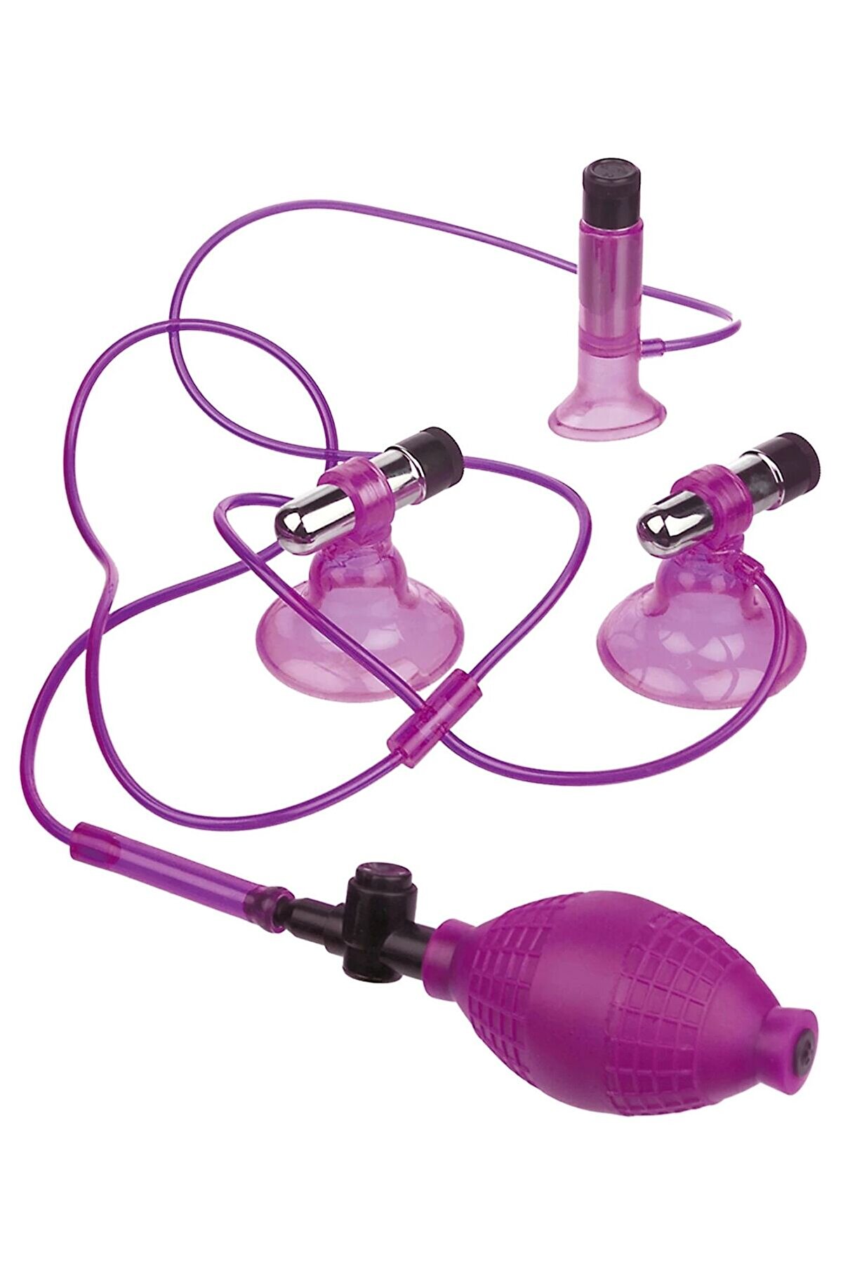 Pi̇pedream Tri̇ple Suckers Ti̇treşi̇mli̇ Emi̇ş Yapabi̇len G&ouml;g&uuml;s,Vaji̇na Pompası Ve Vi̇brat&ouml;r