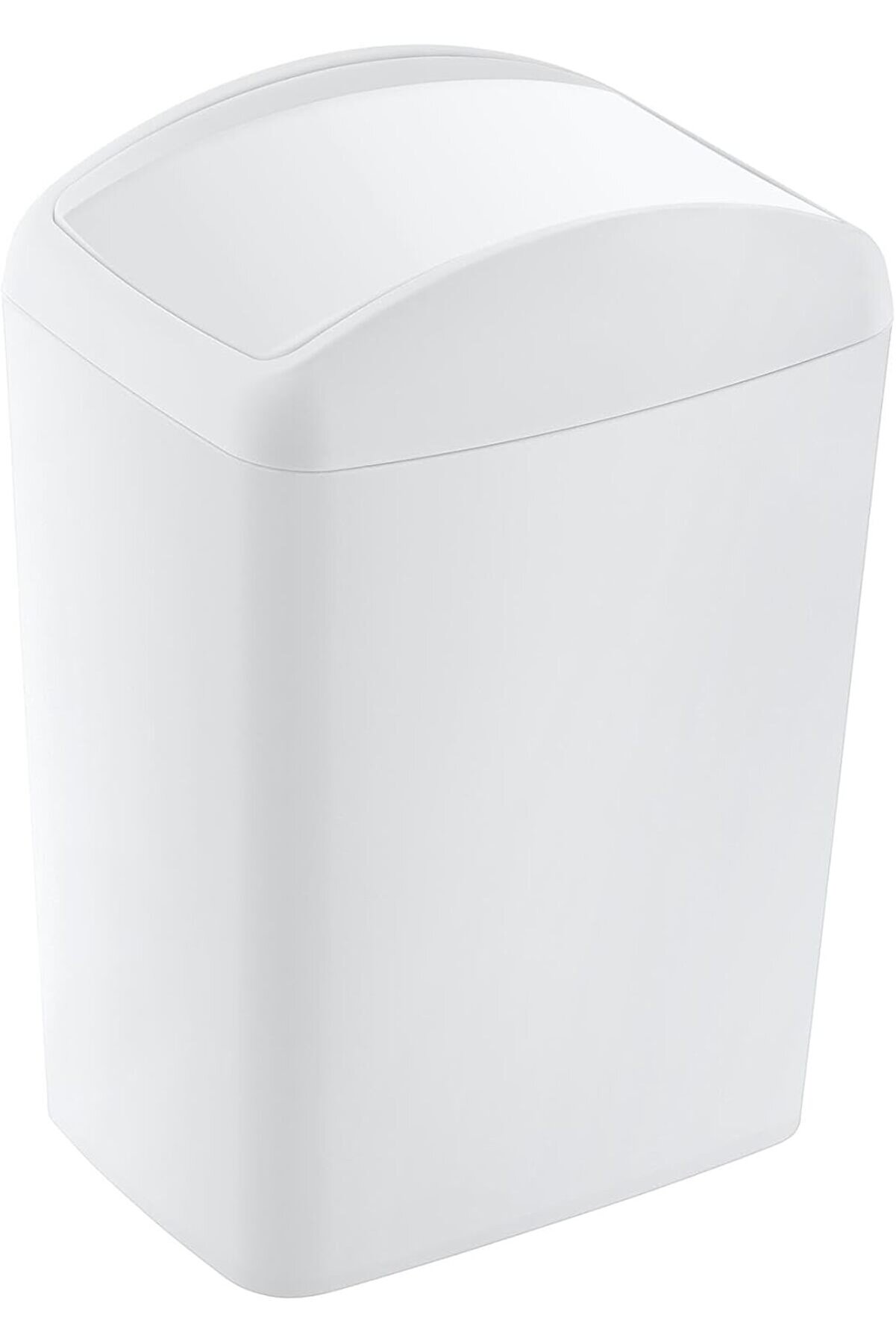 STOREMAX Soft Çöp Kutusu Döner Kapak Beyaz 10 LT - BEYAZ, Çok Amaçlı Döner Kapaklı Çöp Kovası 1014773