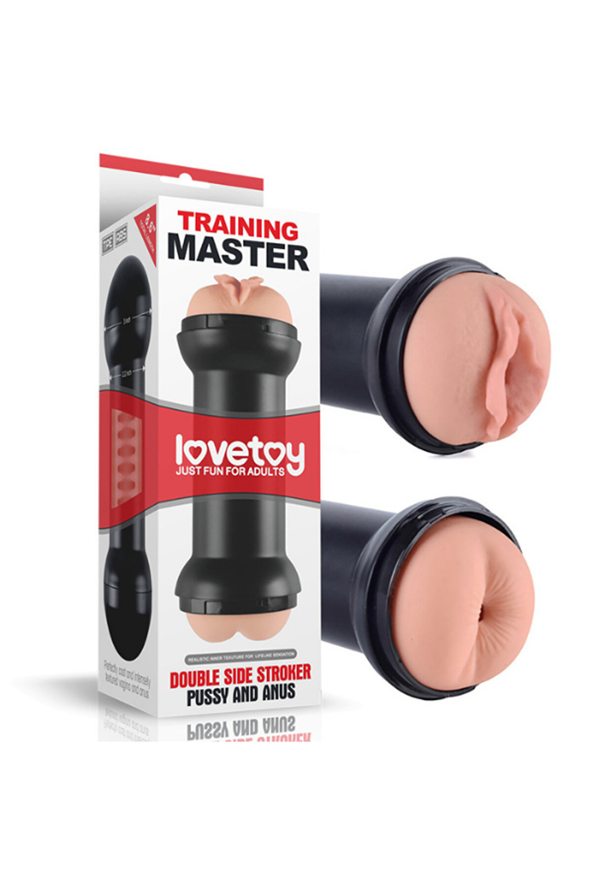 FantaziAtölyesi Censan Çift Girişli Training Master Double Side Stroker Pussy and