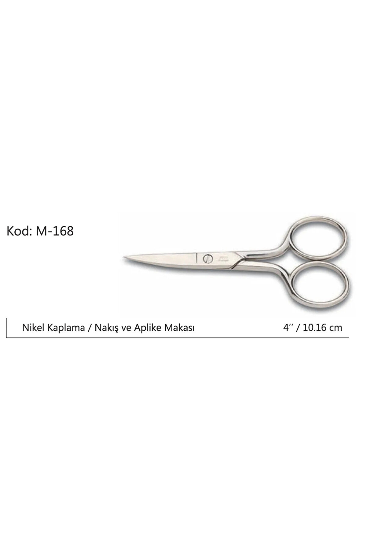 Rose Europe Kalın Nakış Makası Süper Kali̇te No4 10,16 Cm