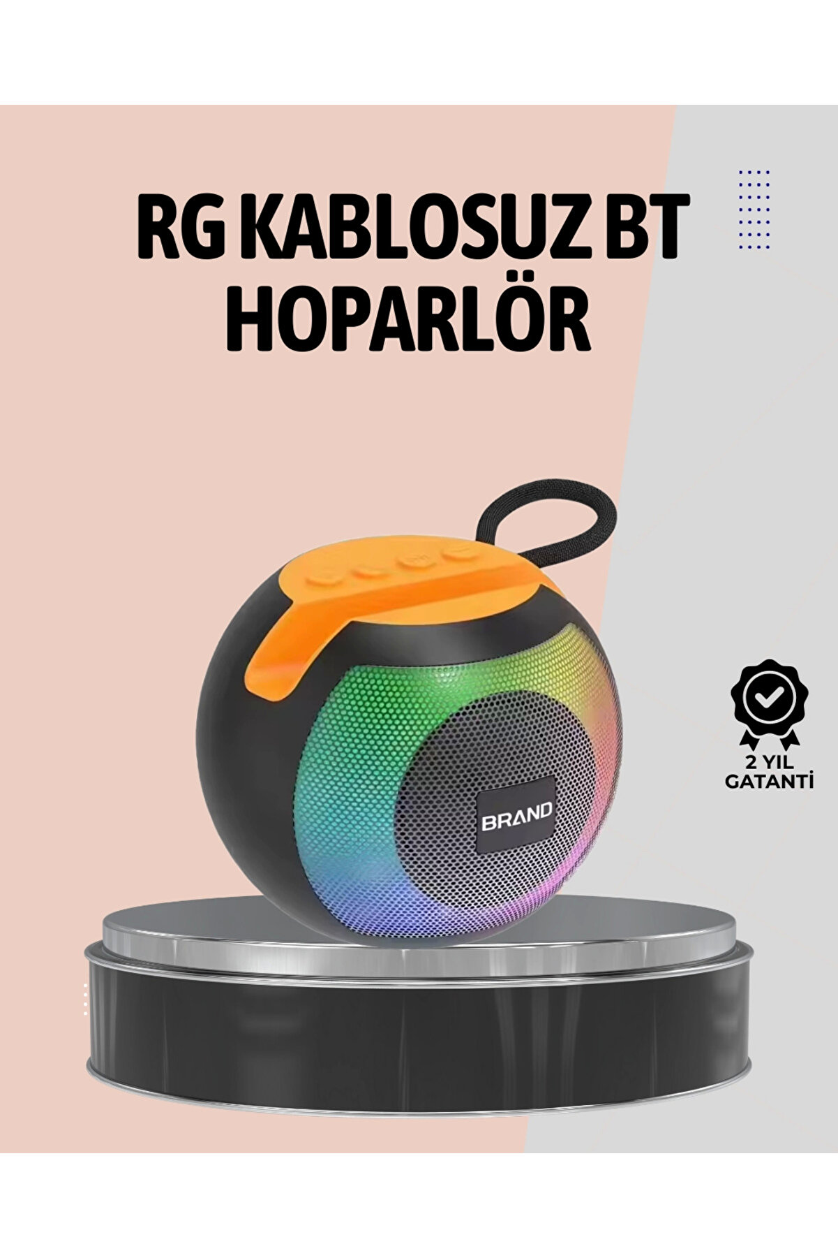 gizmurstore 1200mAh Uzun Pil Ömürlü Bluetooth Hoparlör