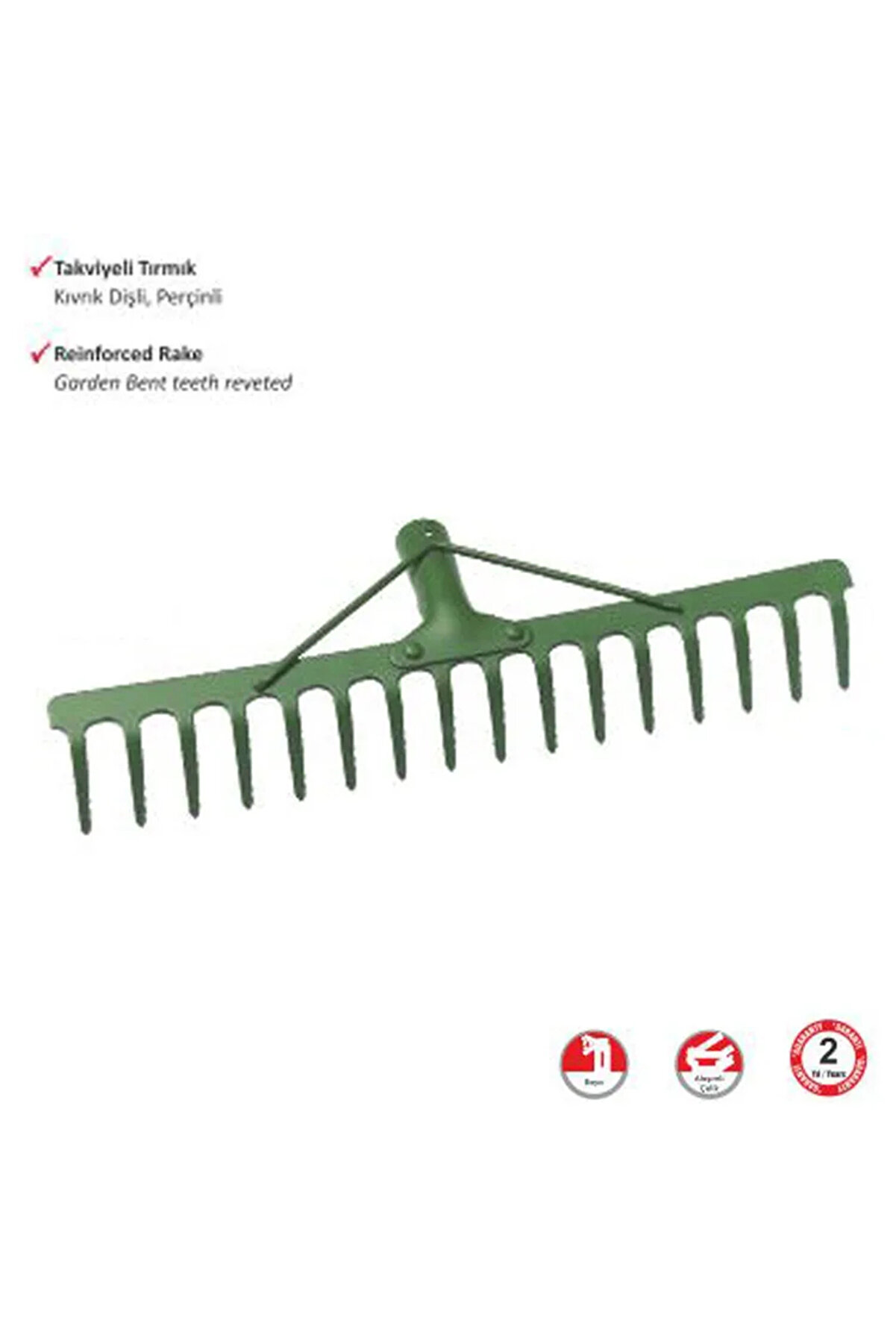 Kuzgun Ticaret Sait Demirci Takviyeli Tırmık 20 Diş