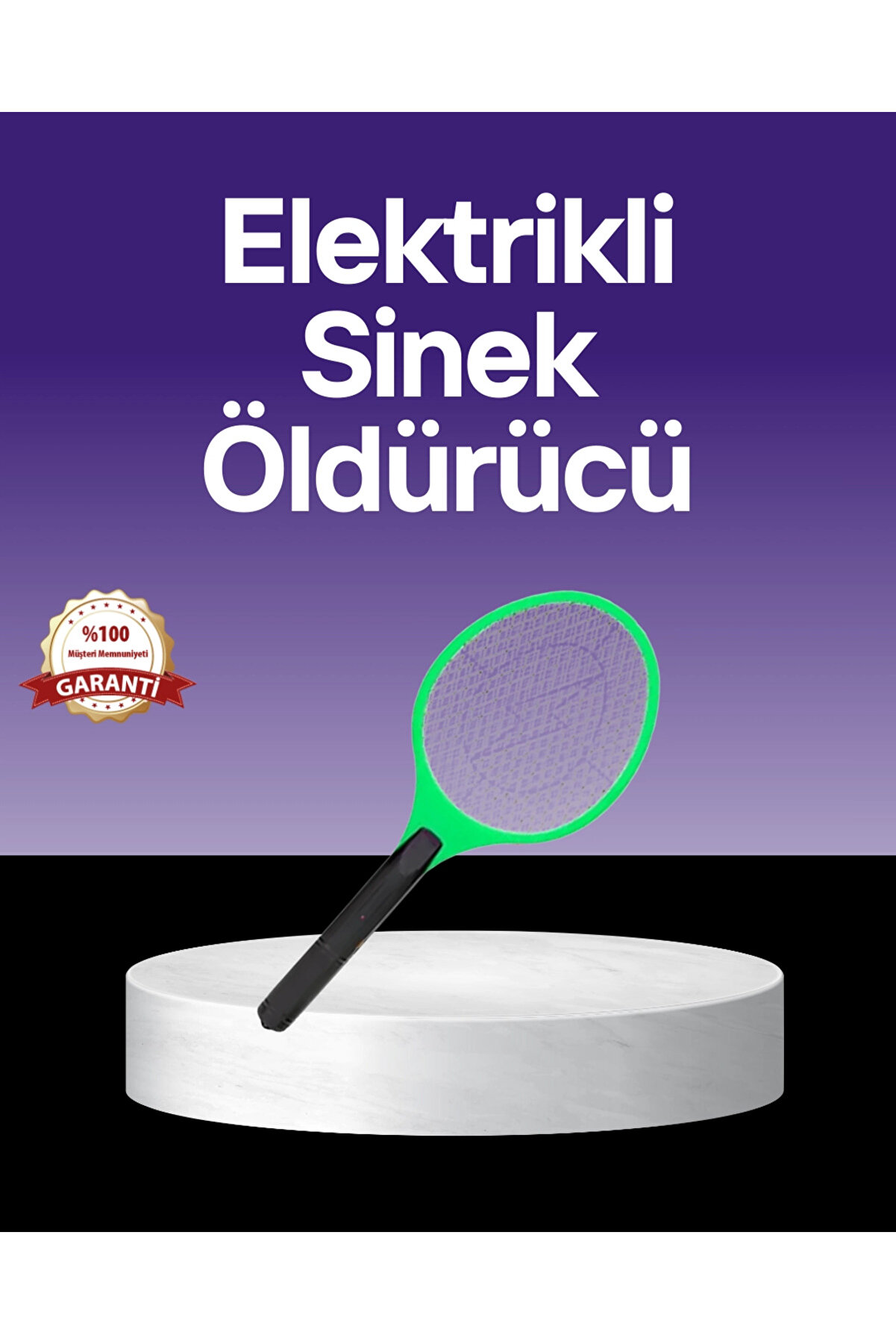 S'82 Çocuk ve Evcil Hayvan Dostu Elektrikli Sinek Raketi | Güvenli Kullanım