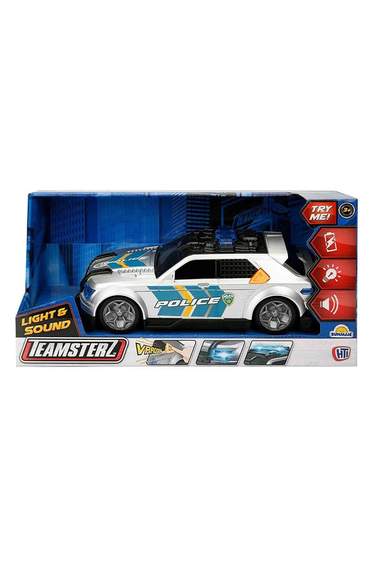 Teamsterz Sesli̇ Ve Işıklı Poli̇s Arabası