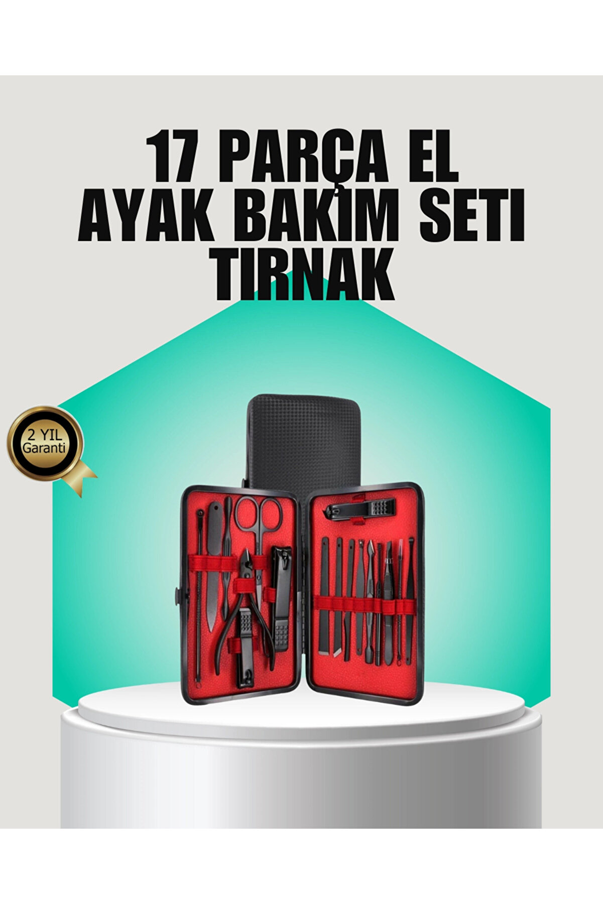 gizmurstore Siyah Kaymaz Teknolojili El ve Ayak Bakım Seti