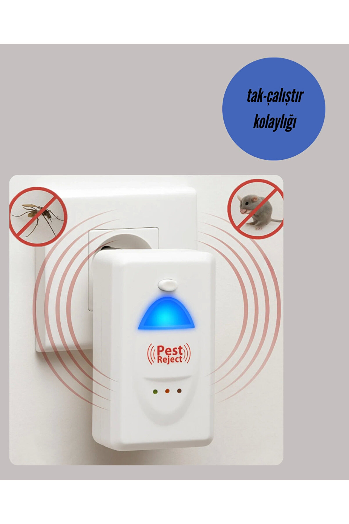 Geni̇ş Alan Kapasi̇teli̇ Sessi̇z Enerji̇ Tasarruflu Haşere Kovucu