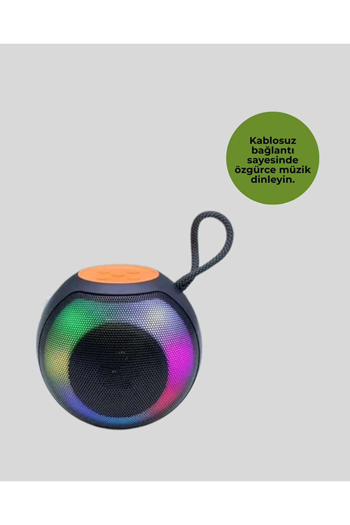 1200Mah Uzun Pi̇l Ömürlü Bluetooth Hoparlör