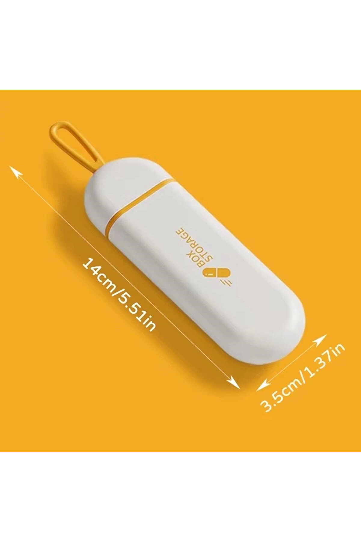 3 Bölmeli̇ Taşınabi̇li̇r Seyahat Ti̇pi̇ Hap Saklama Kutusu İlaç Saklama Kutusu