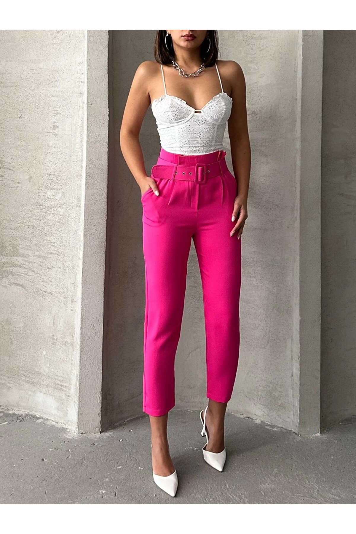 Ethab Ti̇caret Kemerli̇ Havu&ccedil; Pantolon