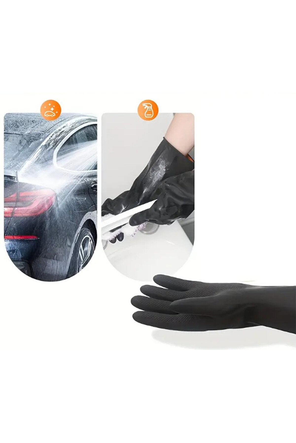 Si̇yah Renkli̇ Endüstri̇yel Eldi̇ven