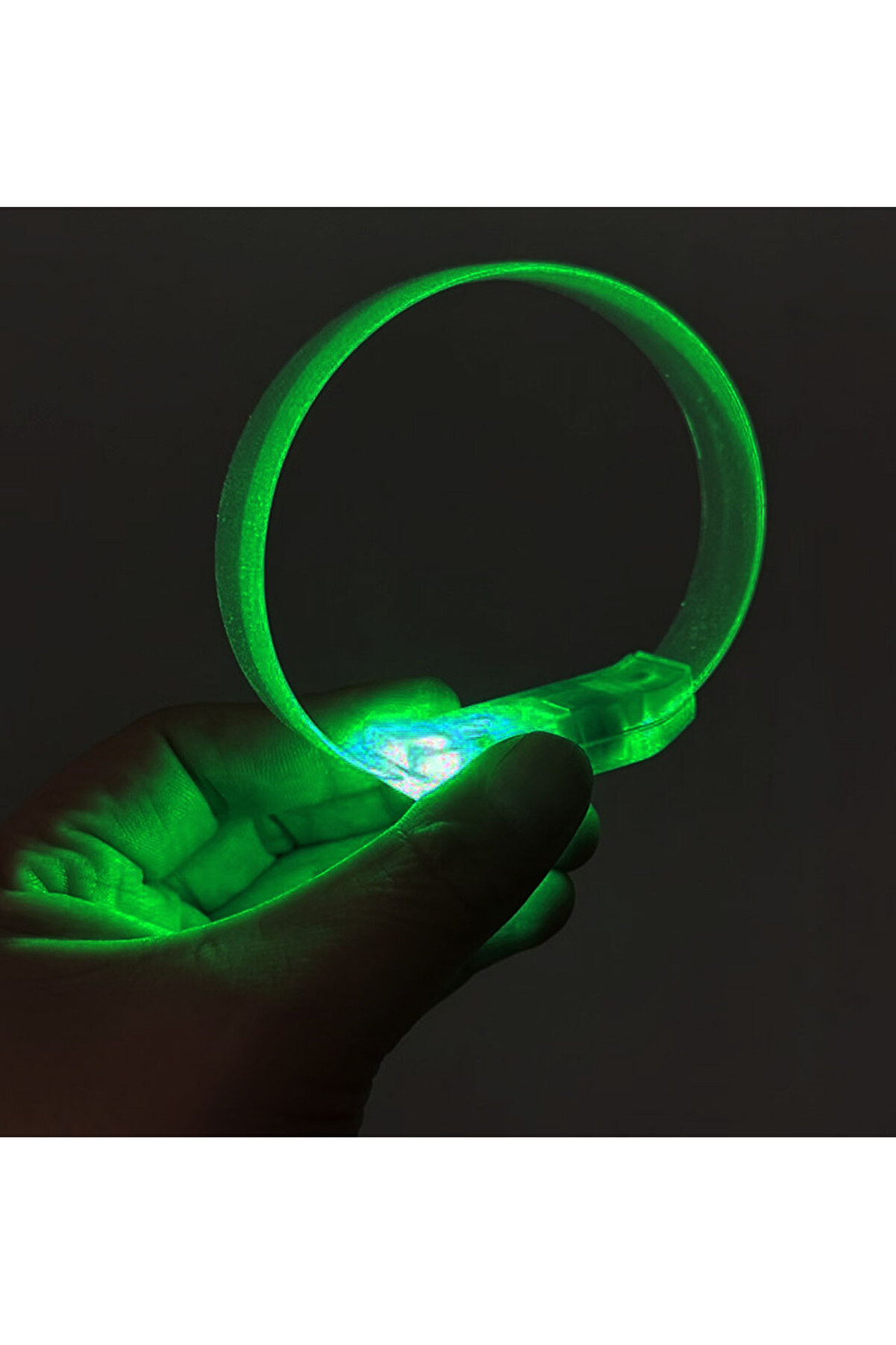 Ethab Ti̇caret 3 Modlu Pi̇lli̇ Led Işıklı Esnek Parti̇ Bi̇lekli̇ği̇ Yeşi̇l