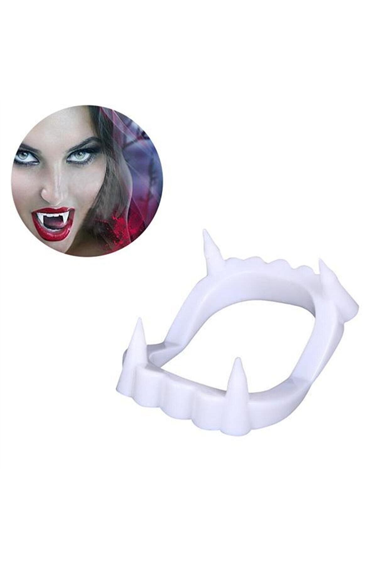 Ethab Ti̇caret Beyaz Renk &Ccedil;i̇ft Damak Takma Vampi̇r Di̇şi̇