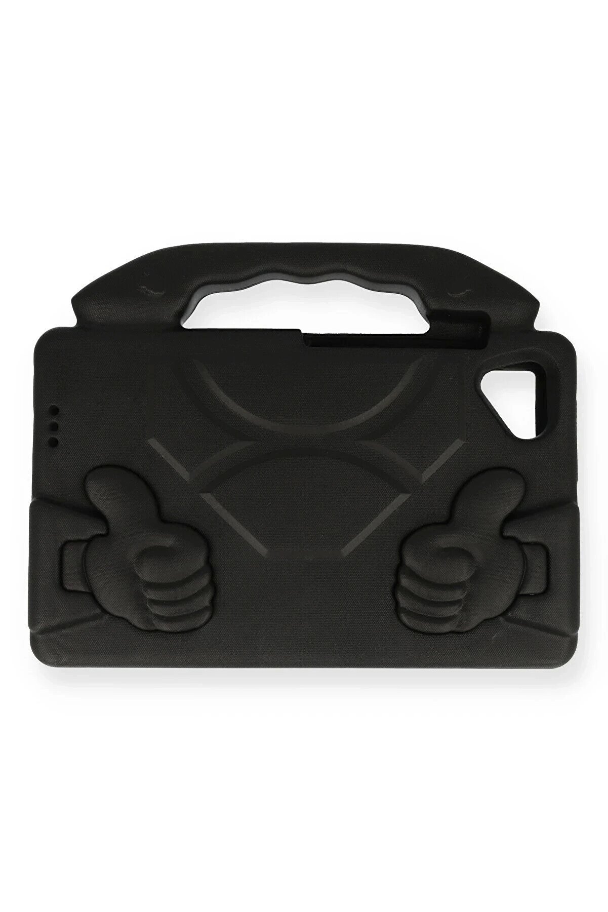 Buti̇k İpad 2022 10.9 (10.Nesi̇l) Kılıf Li̇ke Stantlı Tablet Si̇li̇kon - Si̇yah-(5796)