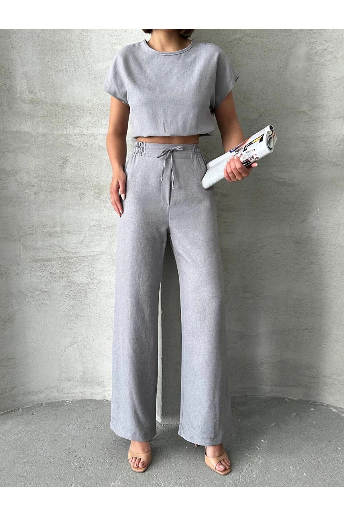 Ethab Ti̇caret Bluz Pantolon Takım