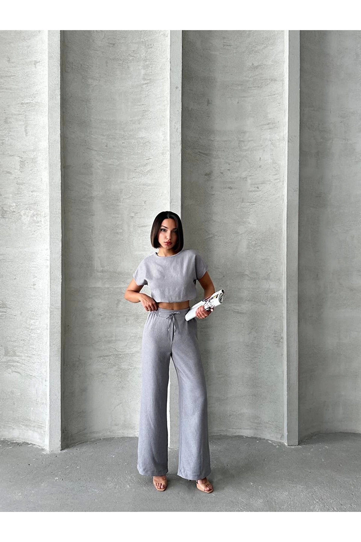 Ethab Ti̇caret Bluz Pantolon Takım