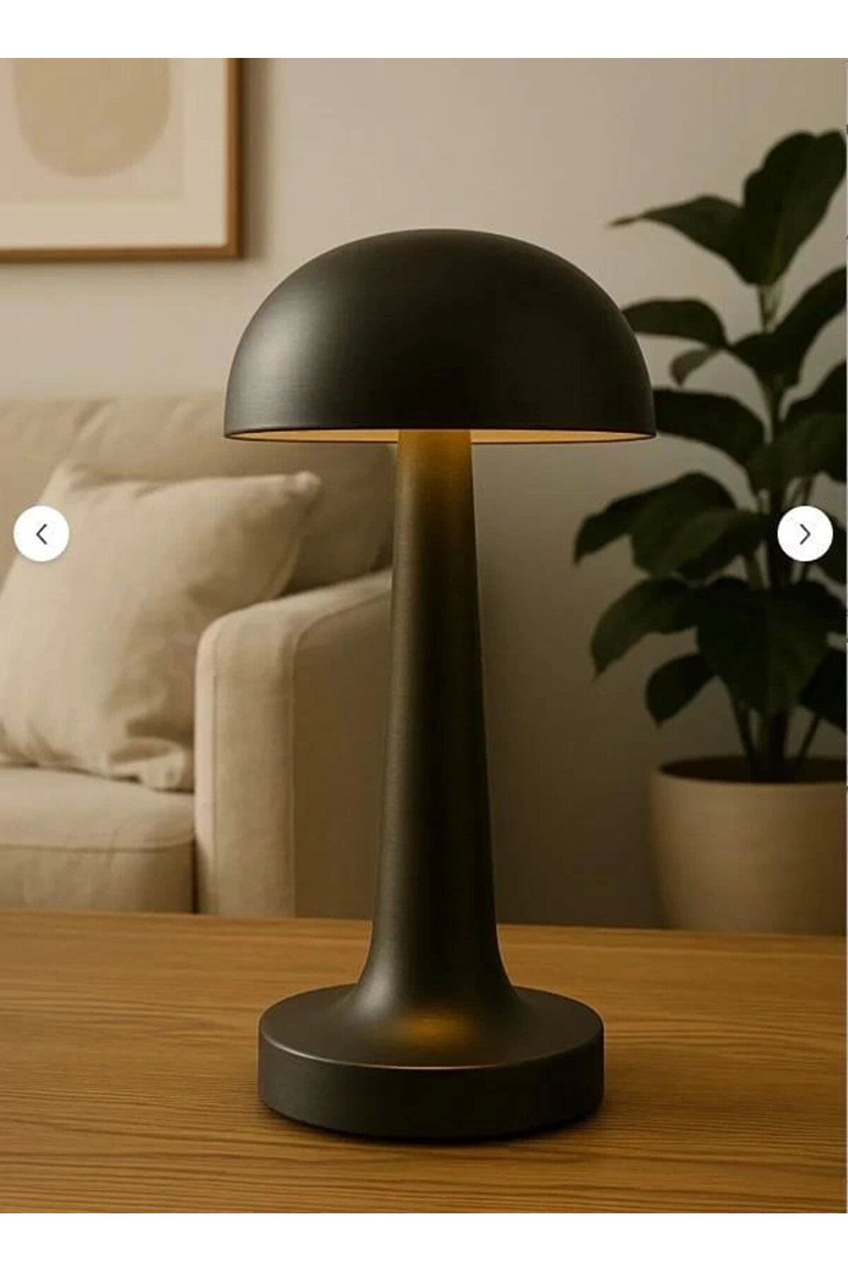 Cata Ct 8428 Li̇zbon Si̇yah Kasa Anti̇k Şarjlı Masa Lambası