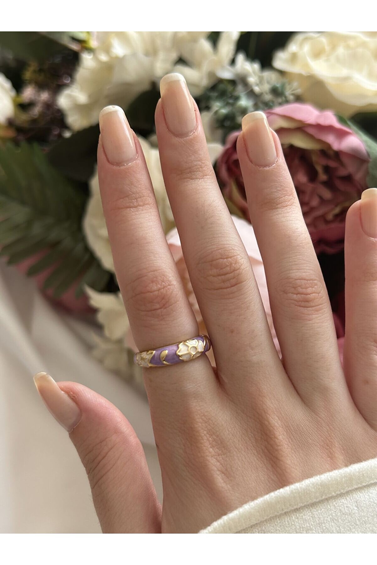 Ateli̇er Emi̇ne Mi̇neli̇ Mor Yüzük
