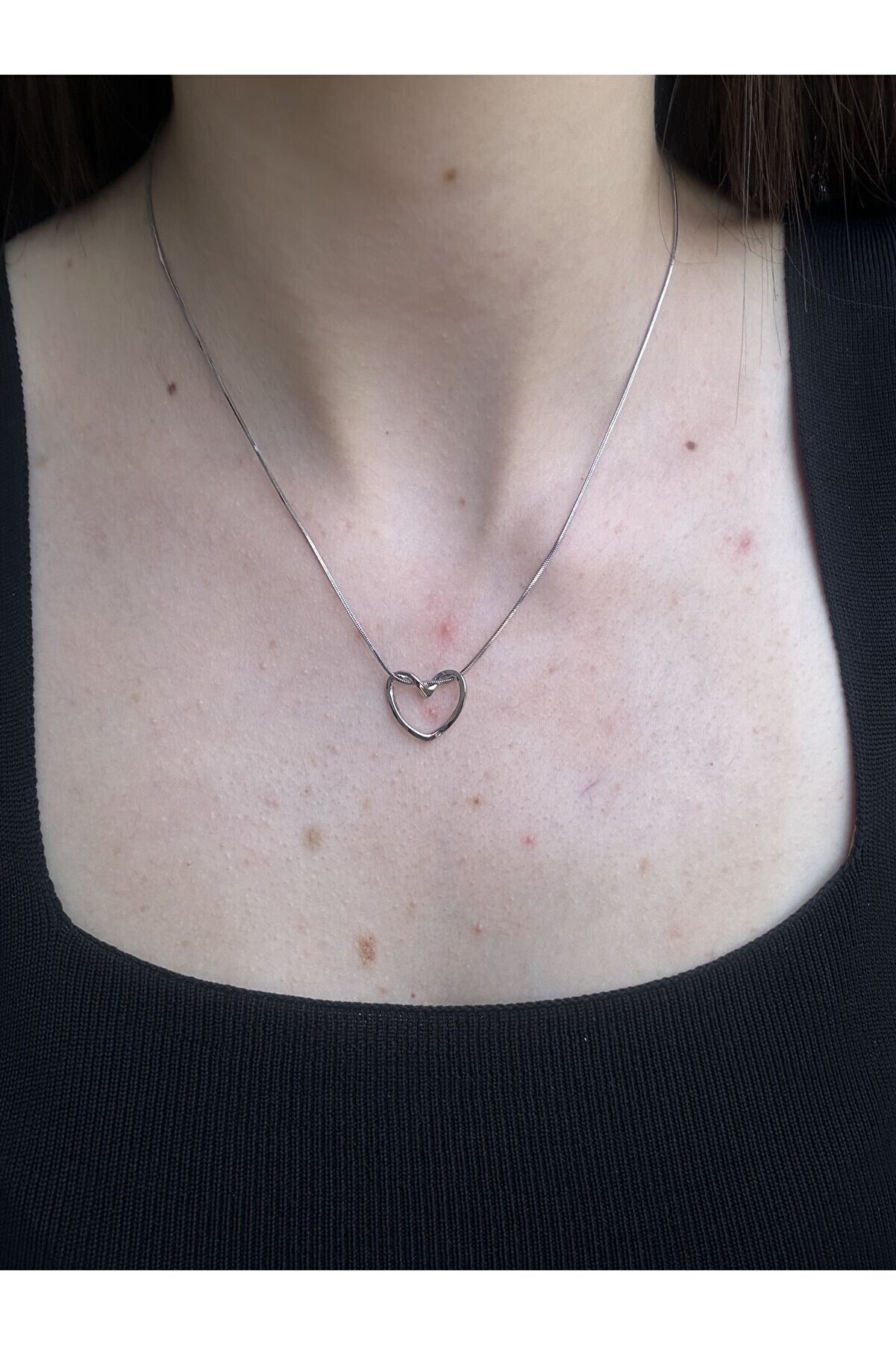 Ateli̇er Emi̇ne Aşk Düğümü Si̇lver Kolye