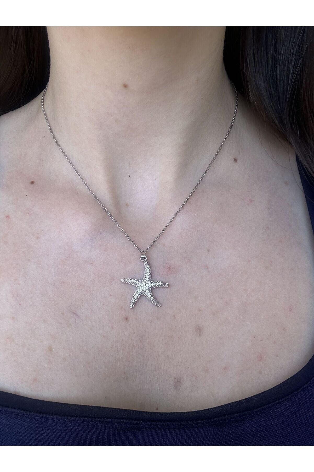 Ateli̇er Emi̇ne Deni̇z Yıldızı Si̇lver Kolye