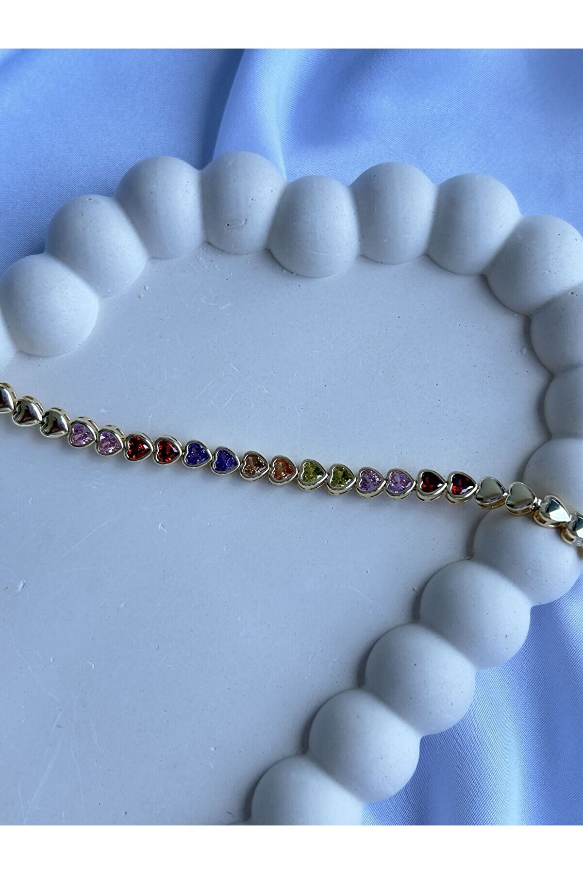 Ateli̇er Emi̇ne Çi̇ftli̇ Renk Kalp Di̇zi̇si̇ Bi̇lekli̇k