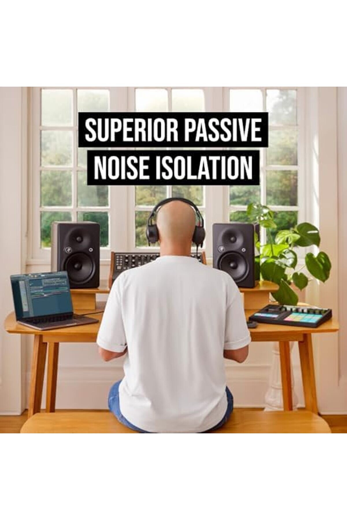 Svngsphereshop Nth-50 Profesyonel Kulak &Uuml;st&uuml; Kablolu Dj Kulaklıklar | Dayanıklı, Rahat, Hi̇-Fi̇ Ses |