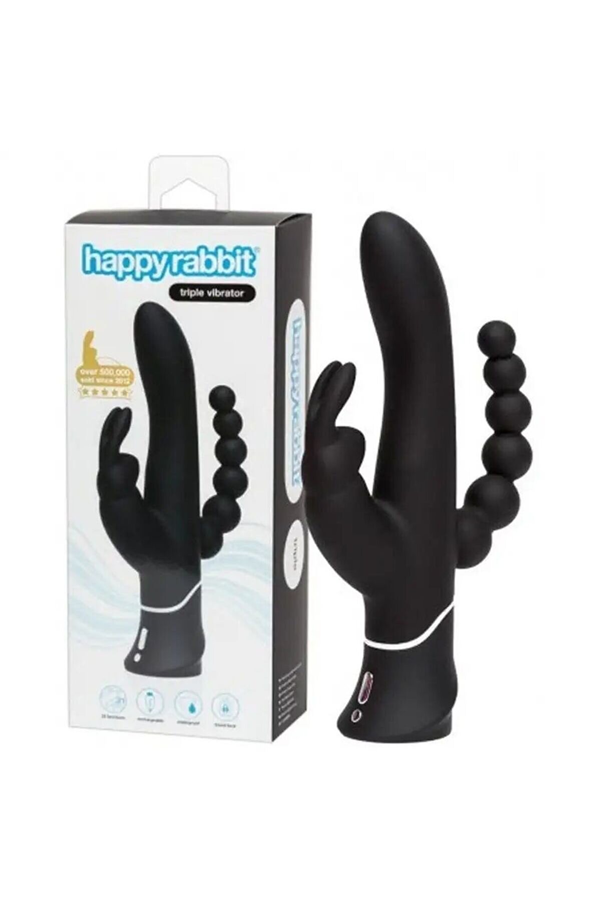 Happy Rabbi̇t Tri̇ple Curve 3 İn 1 Sti̇l&uuml;masyon Rabbi̇t Vi̇brator