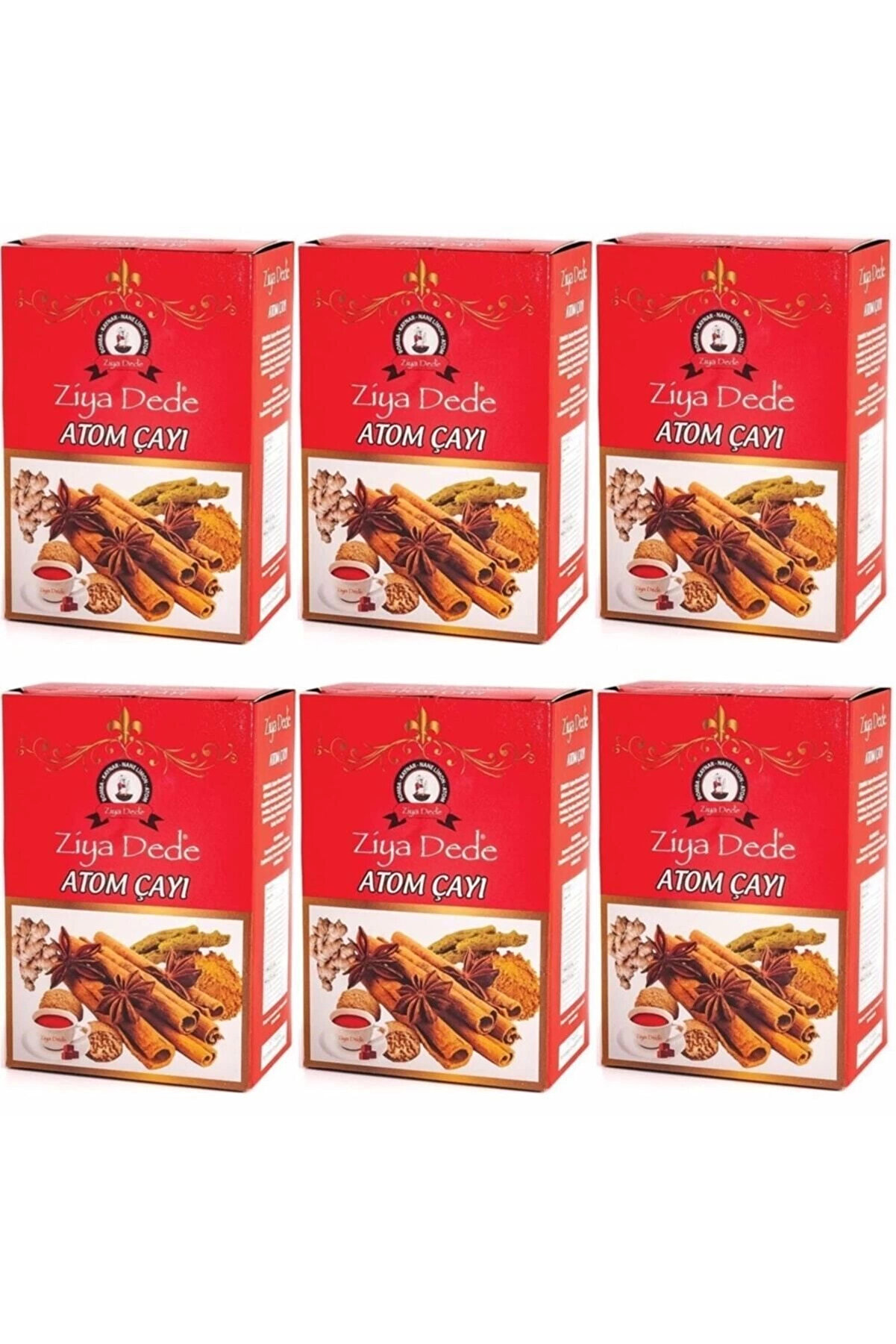 Zi̇ya Dede Atom Çayı 6 Kutu