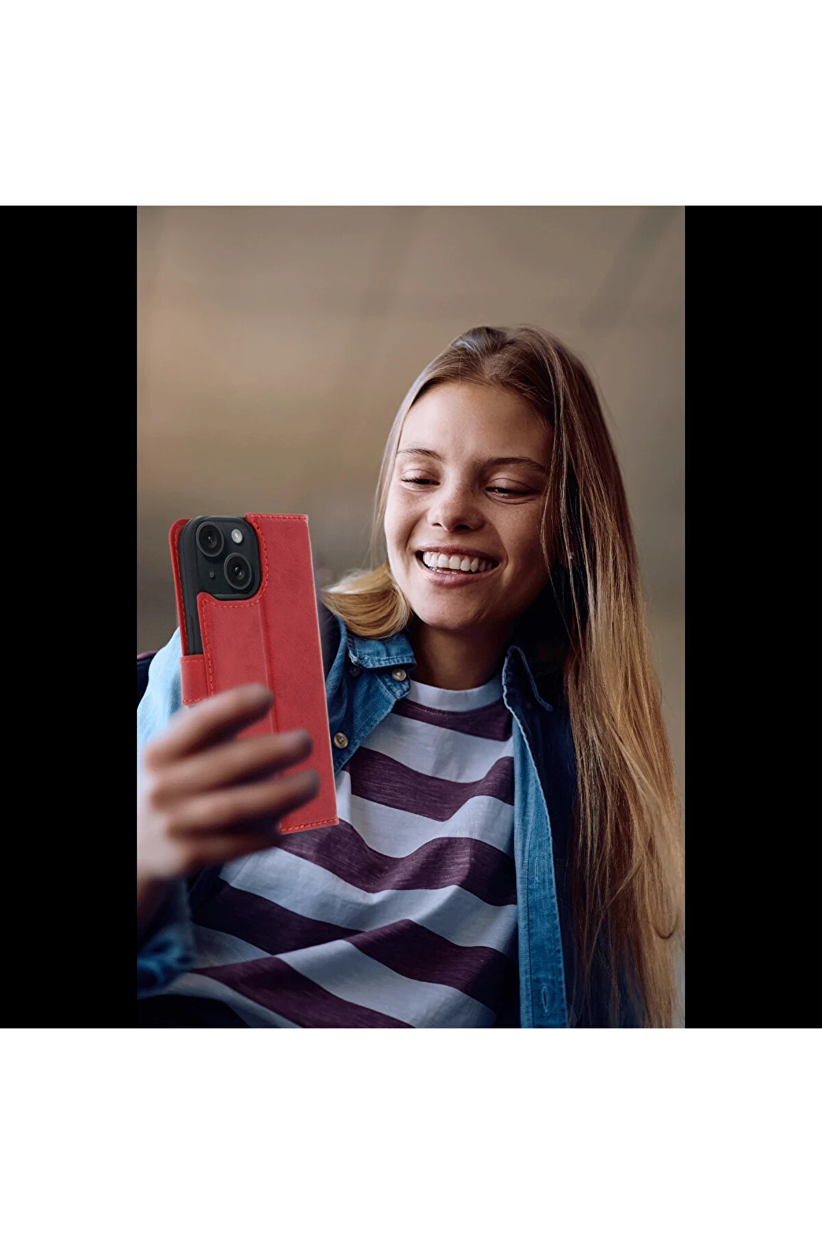 Ykavm Apple İphone 15 Trend S Plus Kapaklı Kılıf