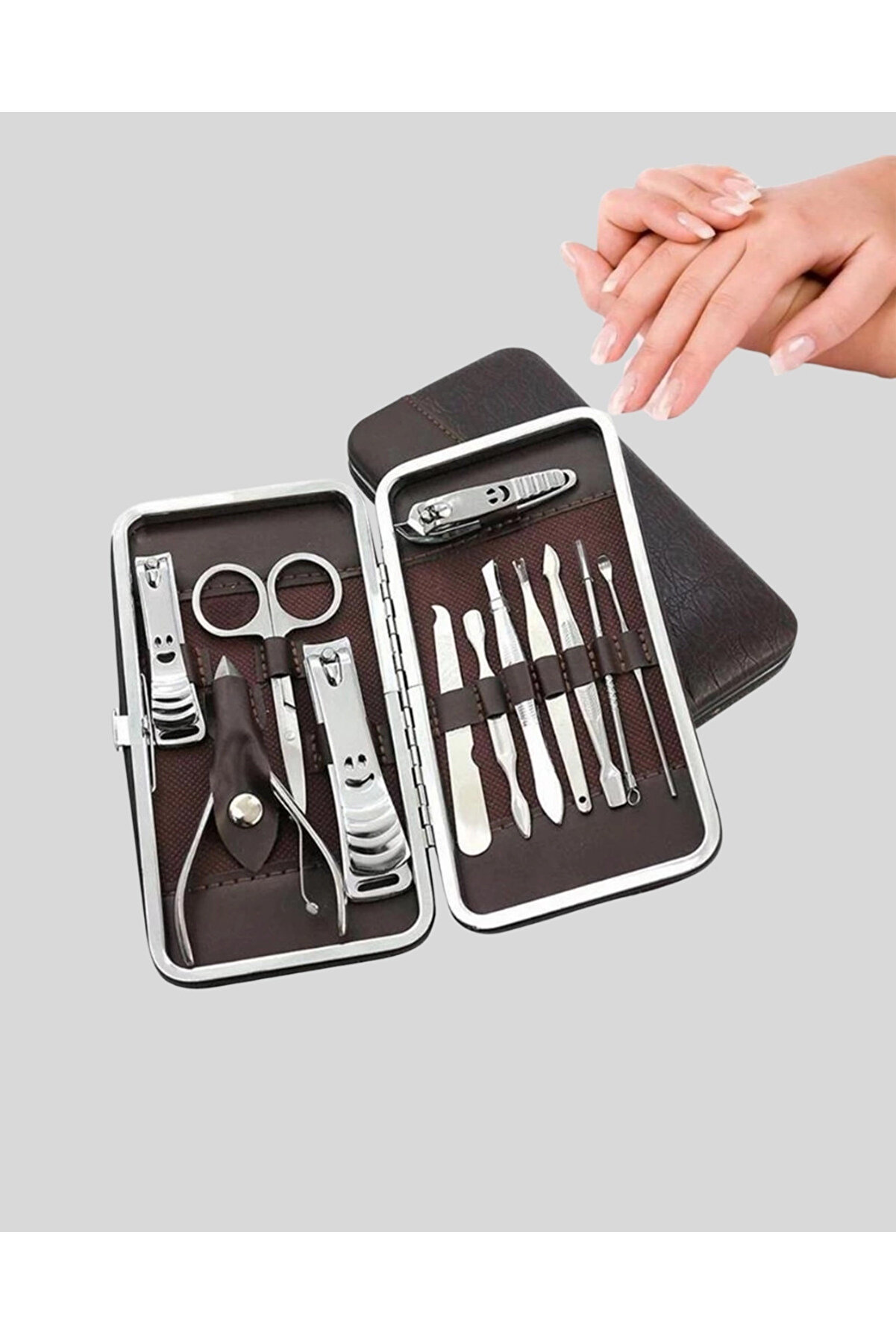 Tüm İhti̇yaçlara Uygun Taşınabi̇li̇r Mani̇kür & Pedi̇kür Seti̇