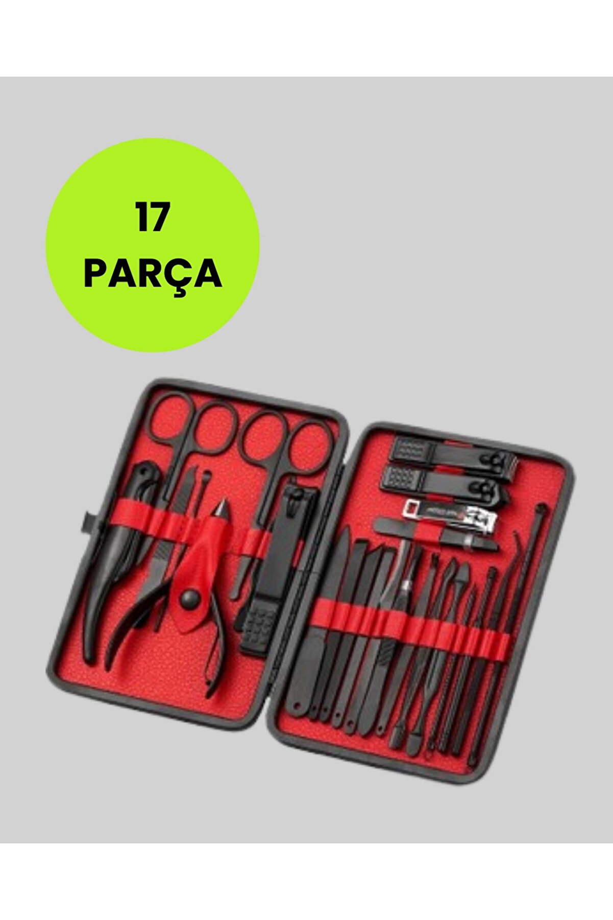 Profesyonel Paslanmaz Çeli̇k Mani̇kür & Pedi̇kür Seti̇