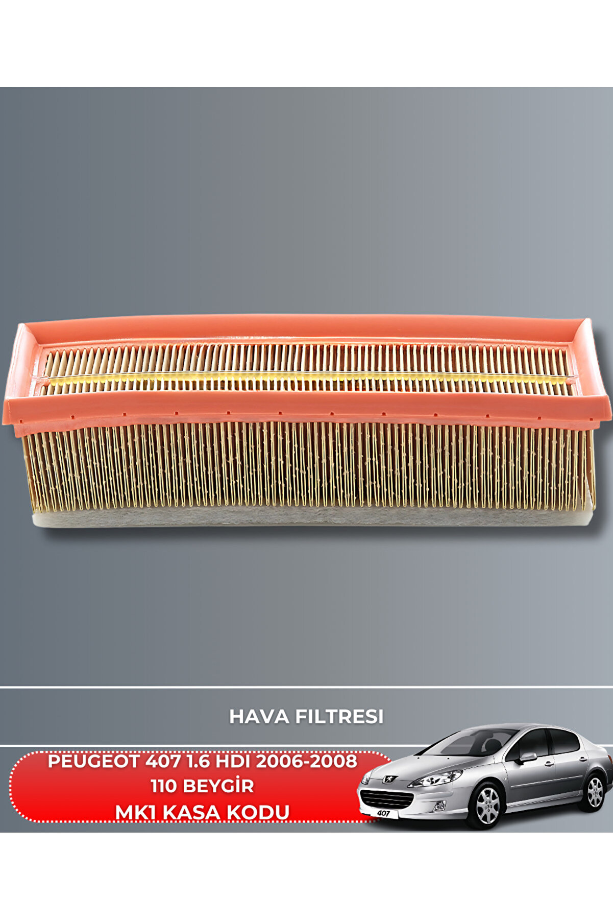 Peugeot 407 1.6 Hdı 2006-2008 110 Beygi̇r Fi̇ltre - Yag Bakım Seti̇