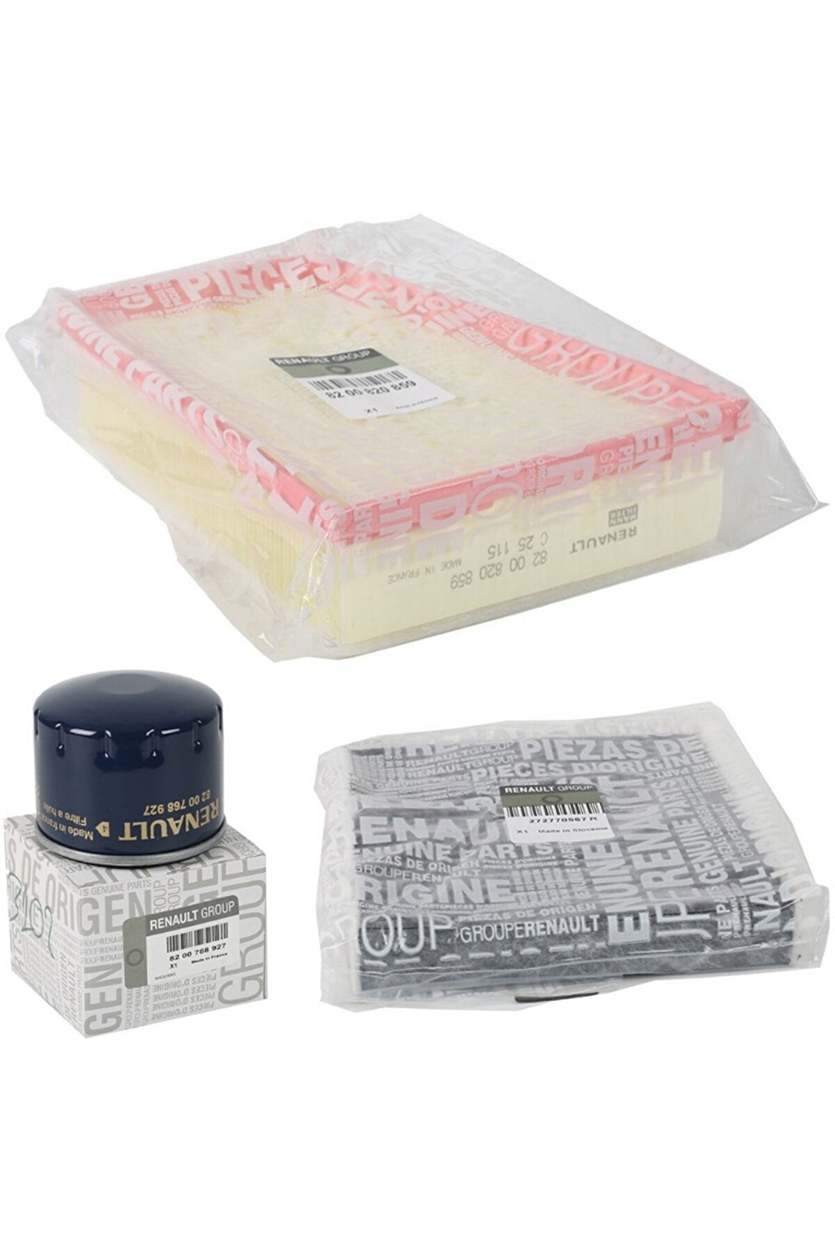 Universal Renault Fluence 1.5 Dci Filtre Seti ( Hava Filtresi - Yağ Filtresi - Polen Filtresi )