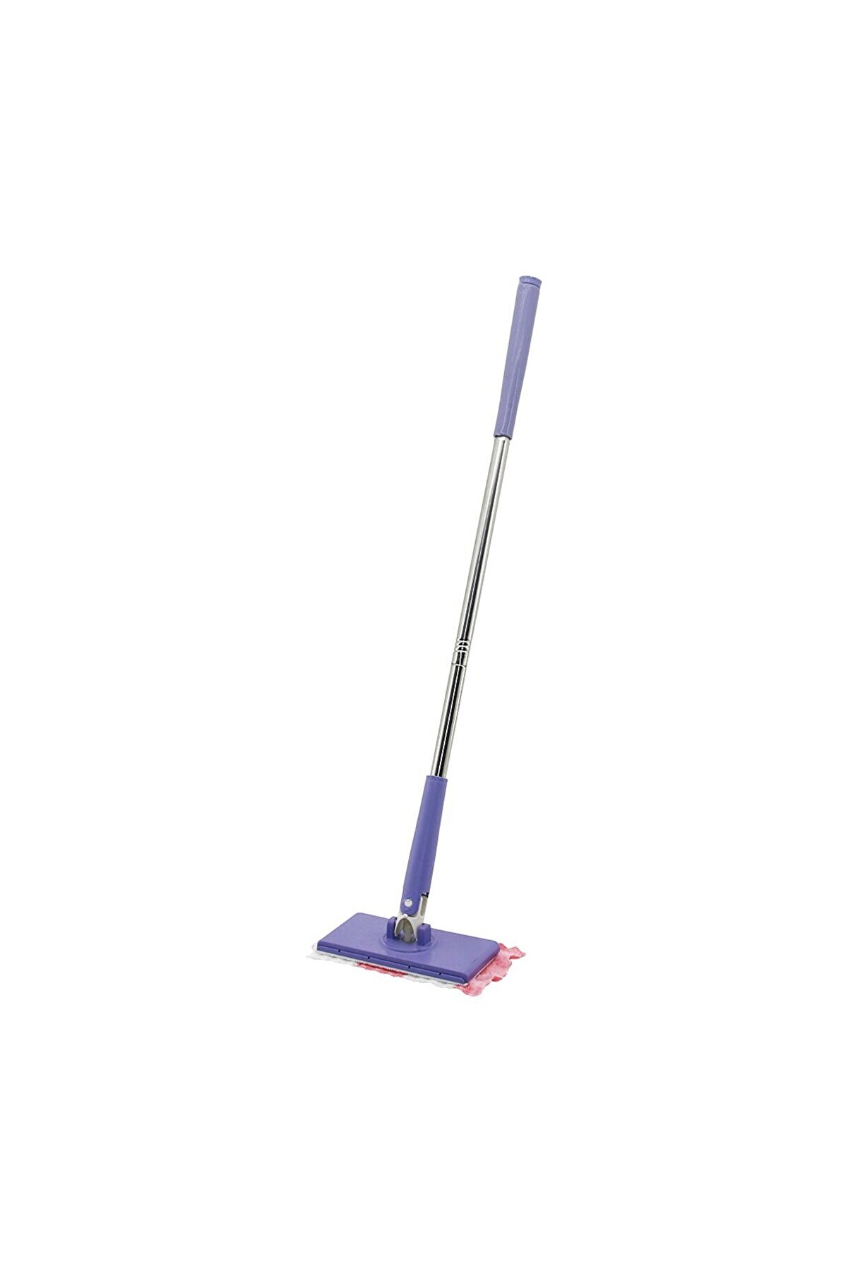 Go İthalat Otomati̇k Bez Deği̇şti̇ren Mop Sap &Ccedil;ek=Bez Bırak - Sap İt=Bez Tut 360&deg; Başlık=8X16Cm - Sap 68Cm (4989)